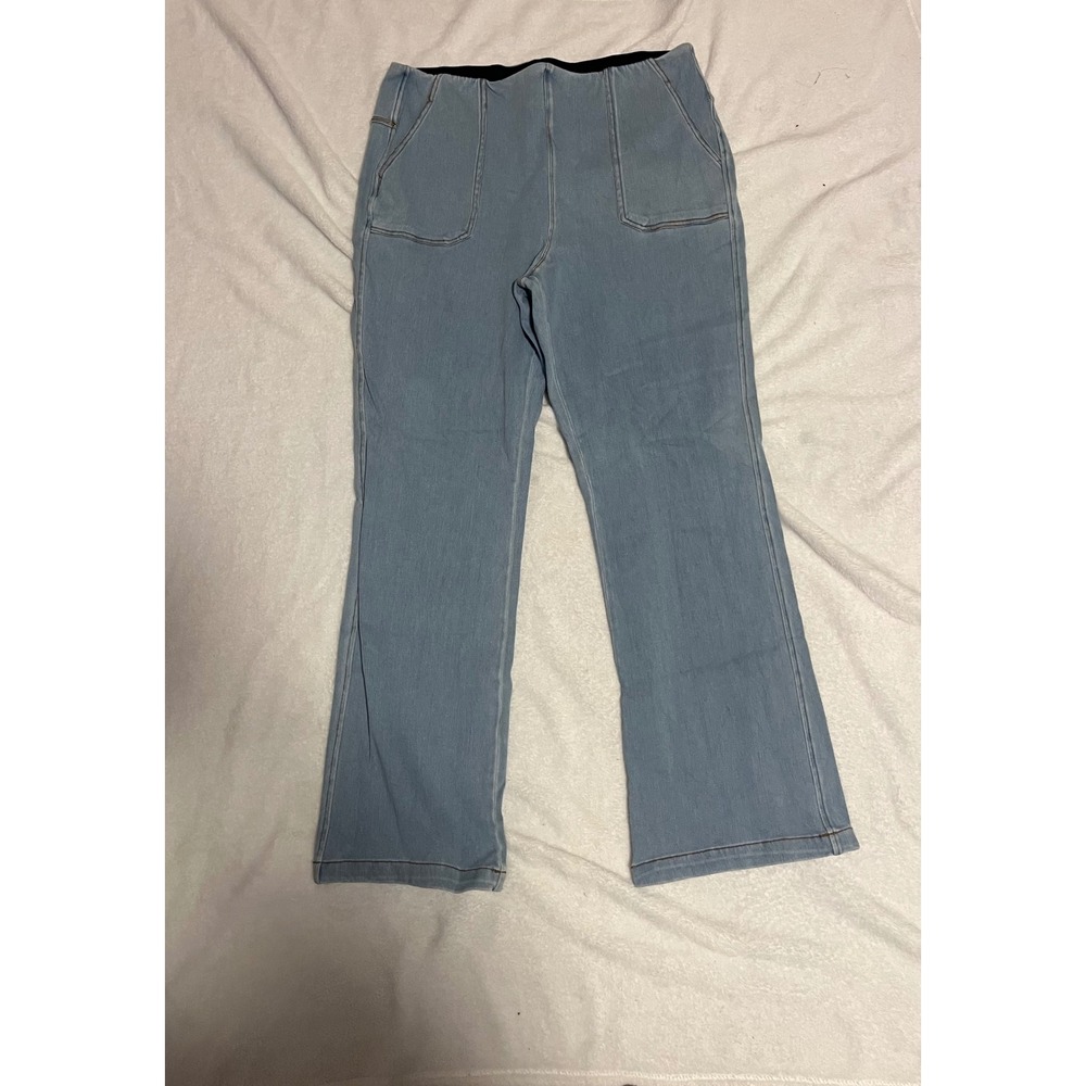 Truth by Republic Womens PXL Petite Light Wash Pull On Denim Jeggings Stretch